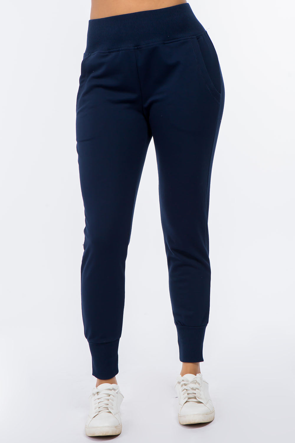French Terry High Waist Joggers - Bright Colors
