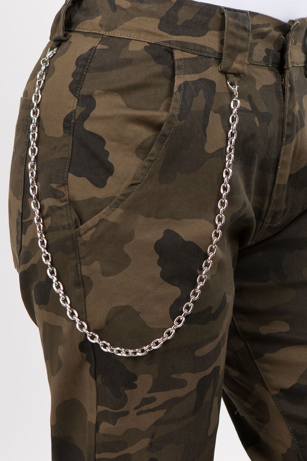 High Rise Chain Joggers - Plus Size